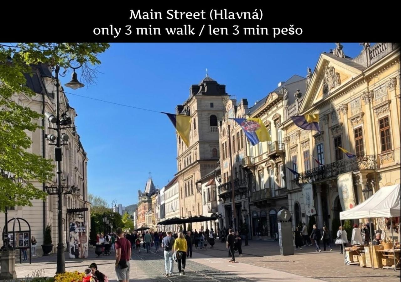 E2 Luxury Oldtown Apt - 2X Parking, Foodstore, Pcscreen, Netflix, Unlimited Music, Crib, Babychair, Fastwifi, Aircon Košice Exterior foto